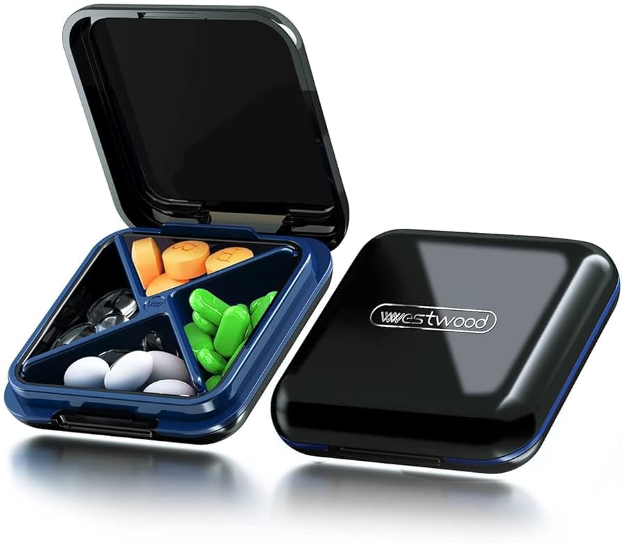 衛生日用品 what we want WWW_PILLCASE Amazon.com: HealthA2Z® Pill Box | Easy to Open | Pill Case 7